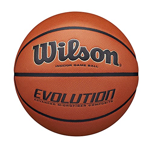 WILSON Evolution Game Basketball - Game Ball, Size 7 - 29.5"